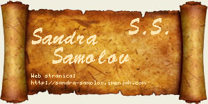 Sandra Samolov vizit kartica